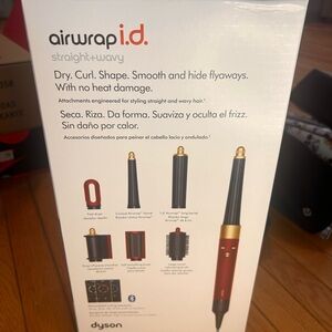 Dyson Airwrap i.d. Straight + Wavy Styler in Pink and Black